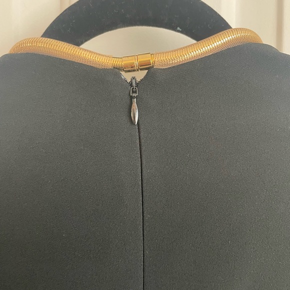 Stella McCartney Isabela Chain-Trim Mini Dress Black Womens - Picture 6 of 11